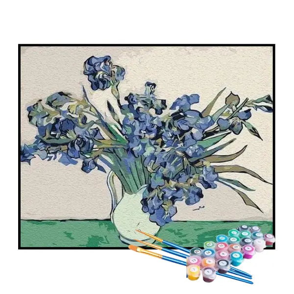 Kit de Peinture par Numéros - Les Iris de Van Gogh