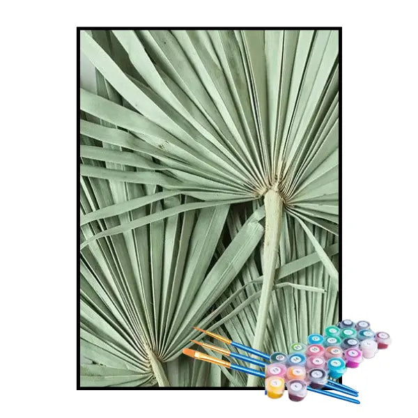 Kit de Peinture par Numéros - Branche De Palmier