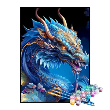 Kit de Peinture par Numéros - Le Dragon Féroce