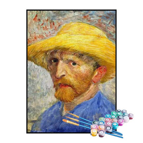 Kit de Peinture par Numéros - Autoportrait de Van Gogh