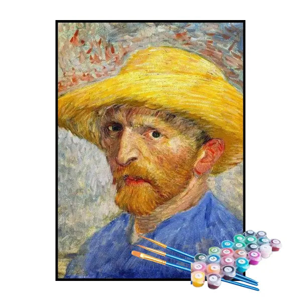 Kit de Peinture par Numéros - Autoportrait de Van Gogh