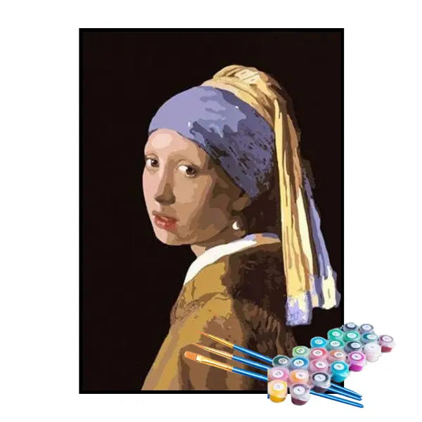 Kit de Peinture par Numéros - La Jeune Fille à la Perle