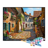 Kit de Peinture par Numéros - Village