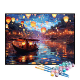 Kit de Peinture par Numéros - Le Festival Des Lumières