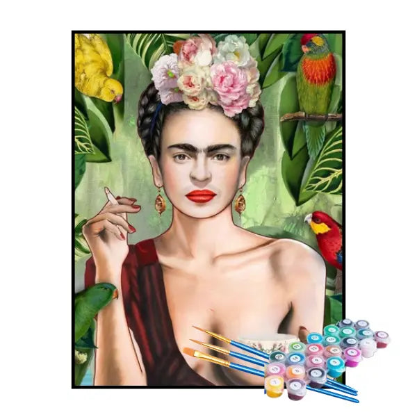 Kit de Peinture par Numéros - Frida Kahlo