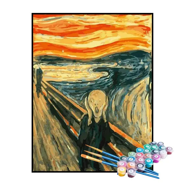 Kit de Peinture par Numéros - Le Cri d'Edvard Munch