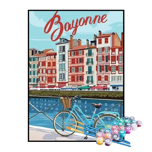 Kit de Peinture par Numéros - Bayonne, France
