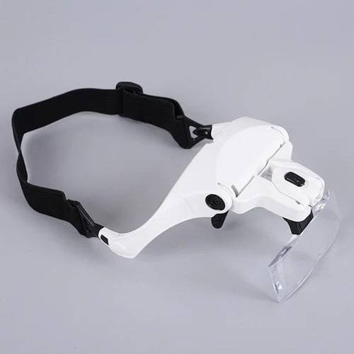 Lunettes Loupe de Précision avec Lampe LED