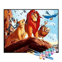 Kit de Peinture par Numéros - Le Roi Lion