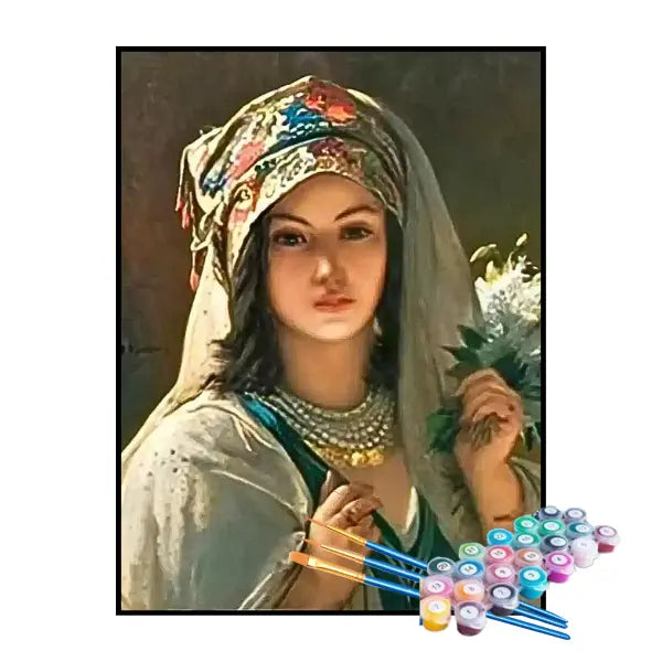 Kit de Peinture par Numéros - White Leilac Jean Portales